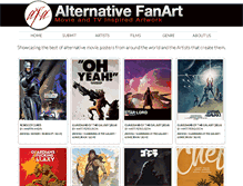 Tablet Screenshot of alternativefanart.com